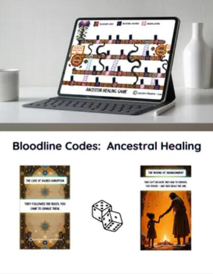 Bloodline Codes - Ancestral Healing Board Game Created by Laurie Baldwin